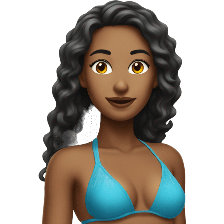  beautiful woman in bikini emoji