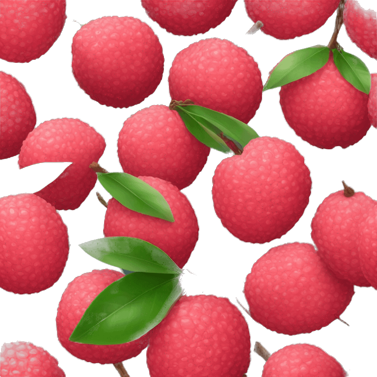 Lychee emoji