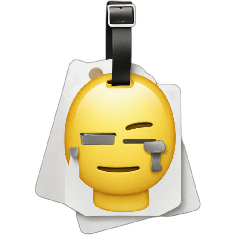 Luggage tag qrcode emoji