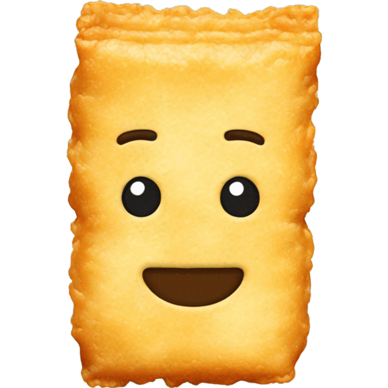 a hashbrown with packaging emoji