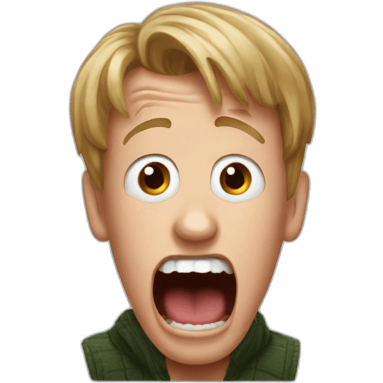 home alone kevin scream emoji