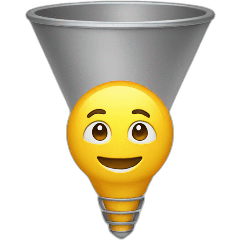 ideas in a funnel emoji