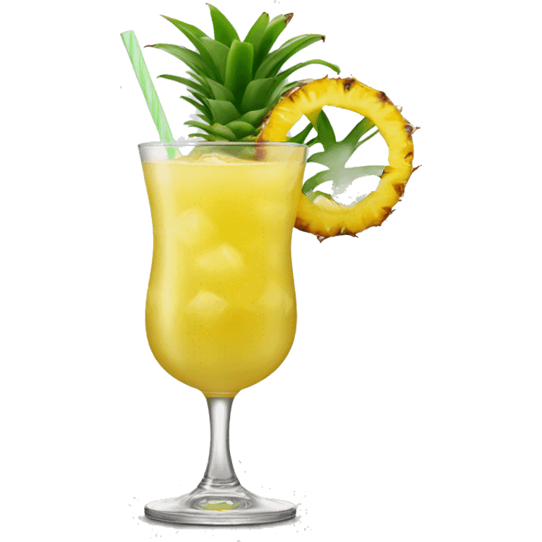 Pretty pineapple cocktail  emoji