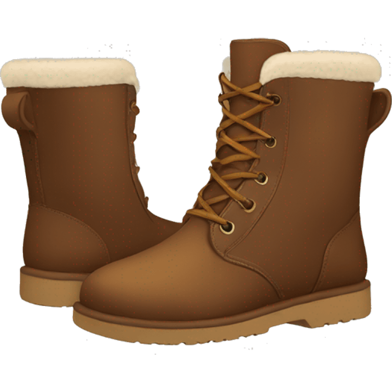 brown ugg boots emoji