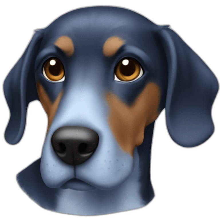 Blue　tick　grown　kind　quernm emoji