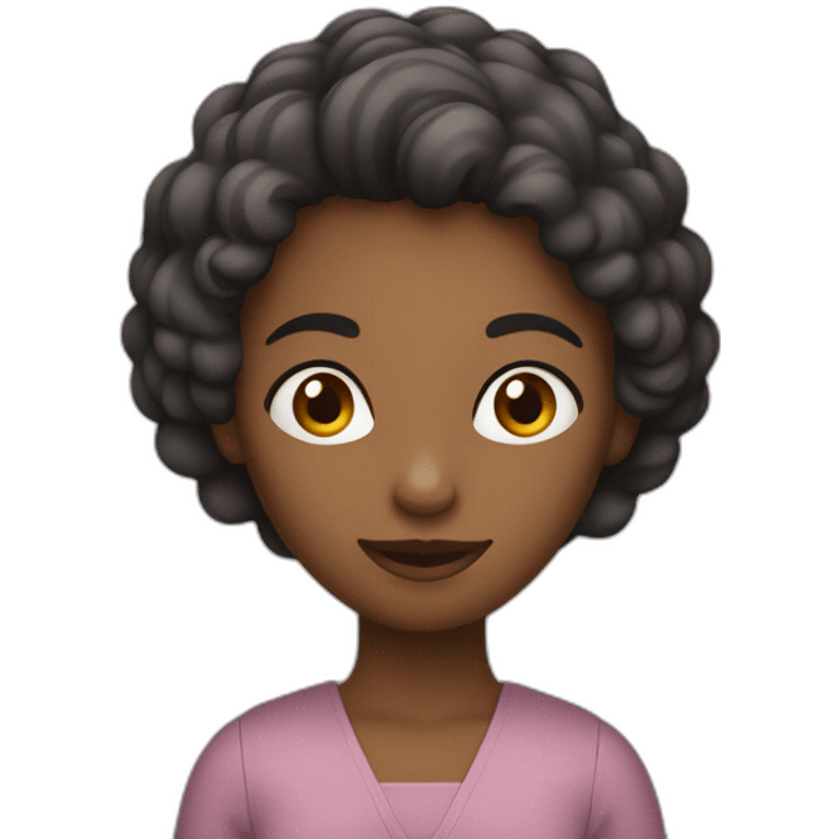 Femme avec une cuillère emoji