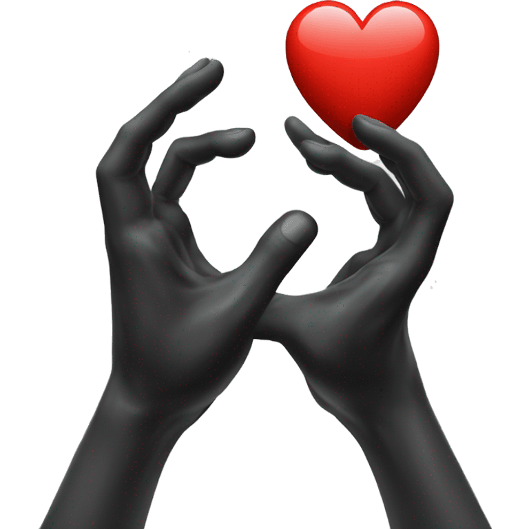 steve jobs heart love hand emoji