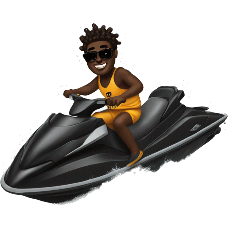 kodak black riding a jetski emoji