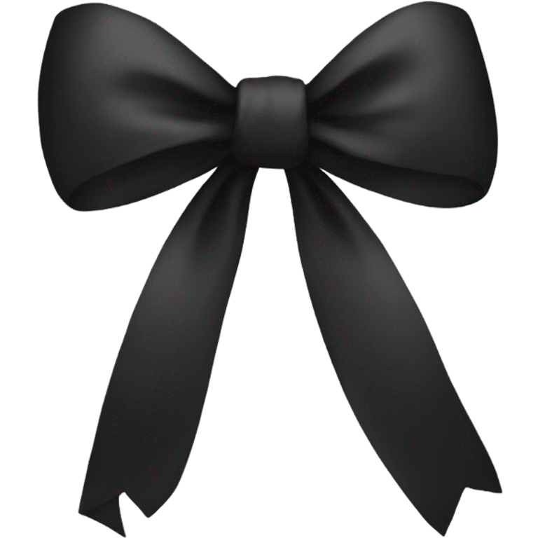 black bow emoji