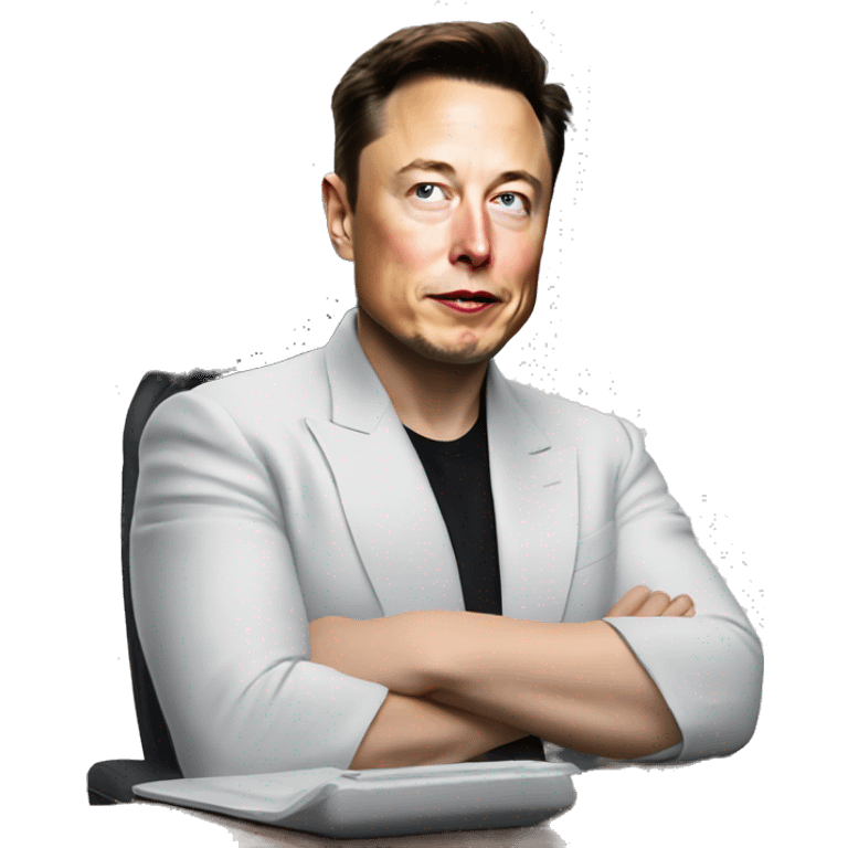 Elon Musk busy  emoji