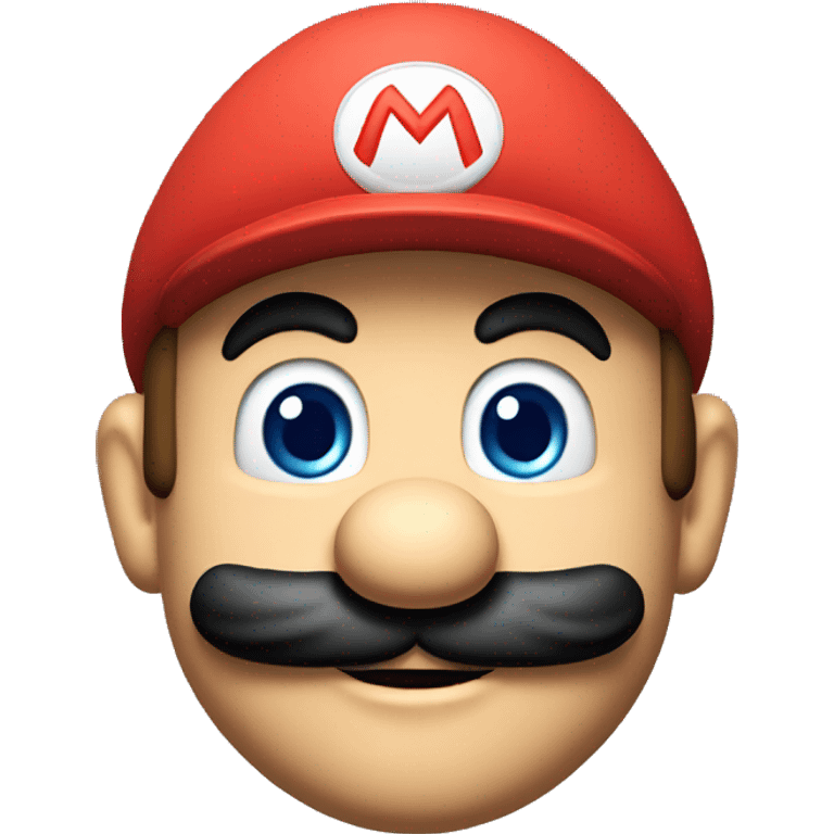 super mario head emoji