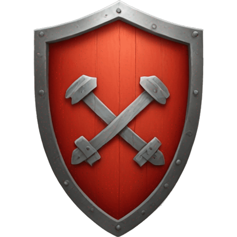 red shield emoji