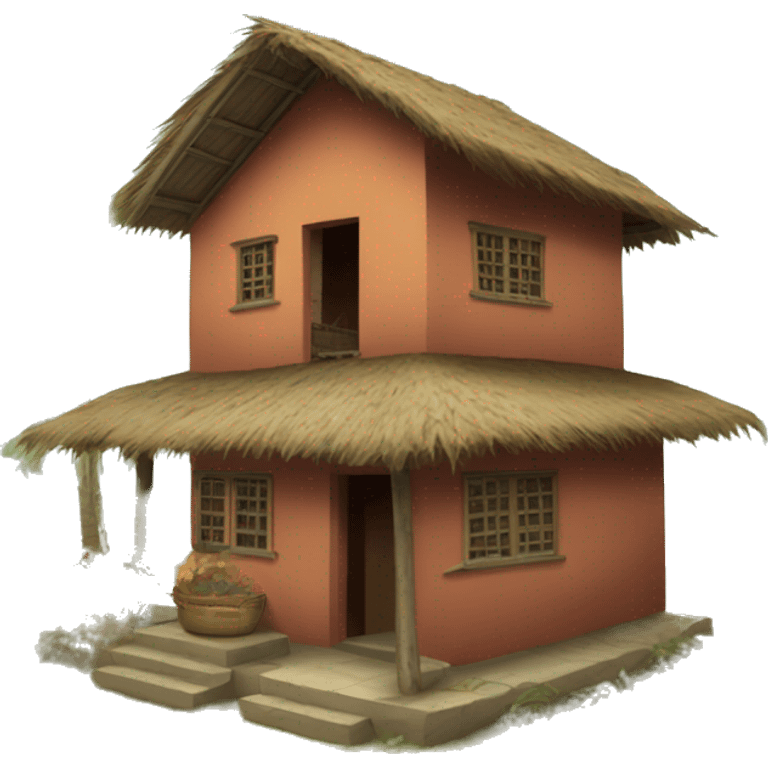 indian village house emoji