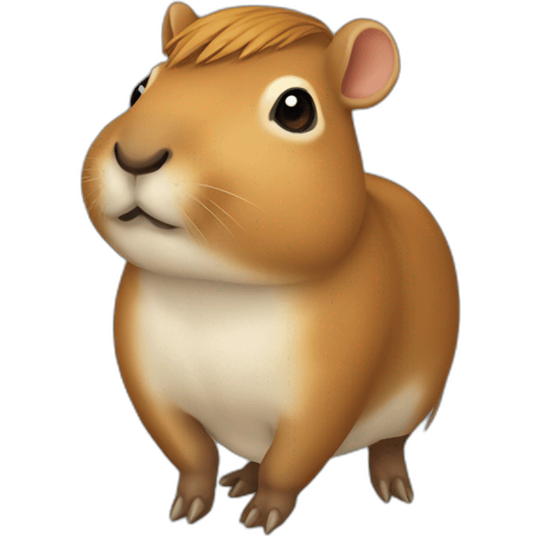 Capivara vestida de bailarina emoji