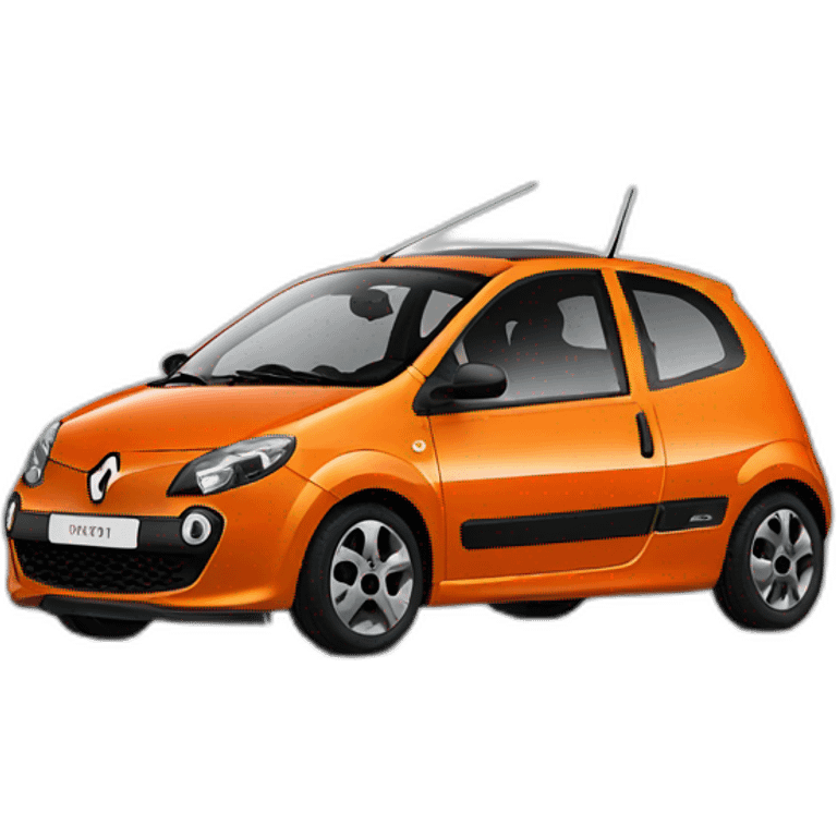 Renault twingo orange side emoji