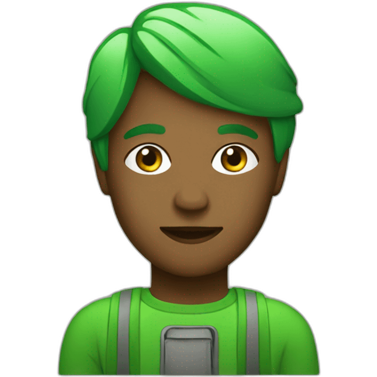 green activist emoji