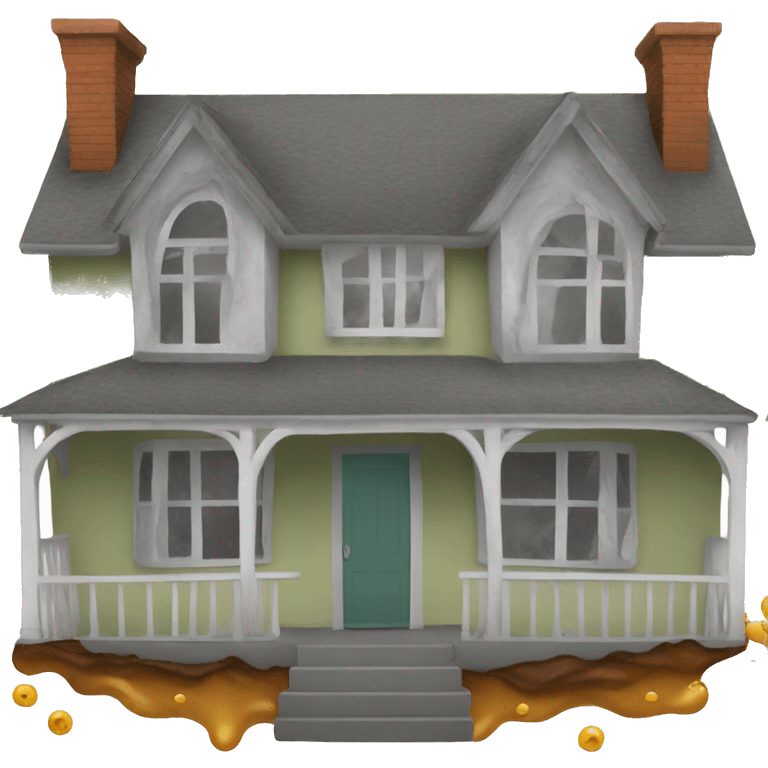 contaminated house emoji