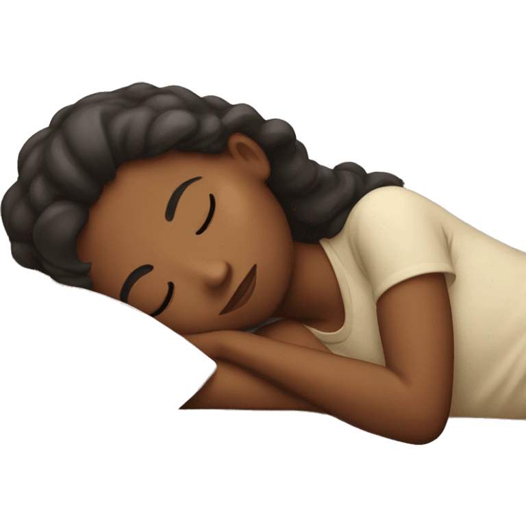 girl sleeping emoji