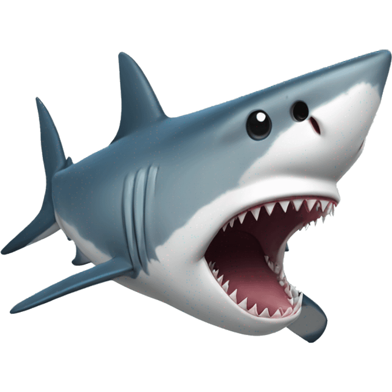 shark with topha emoji