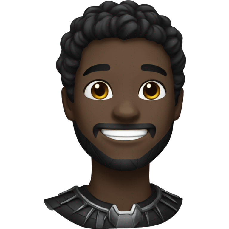 black panther happy emoji