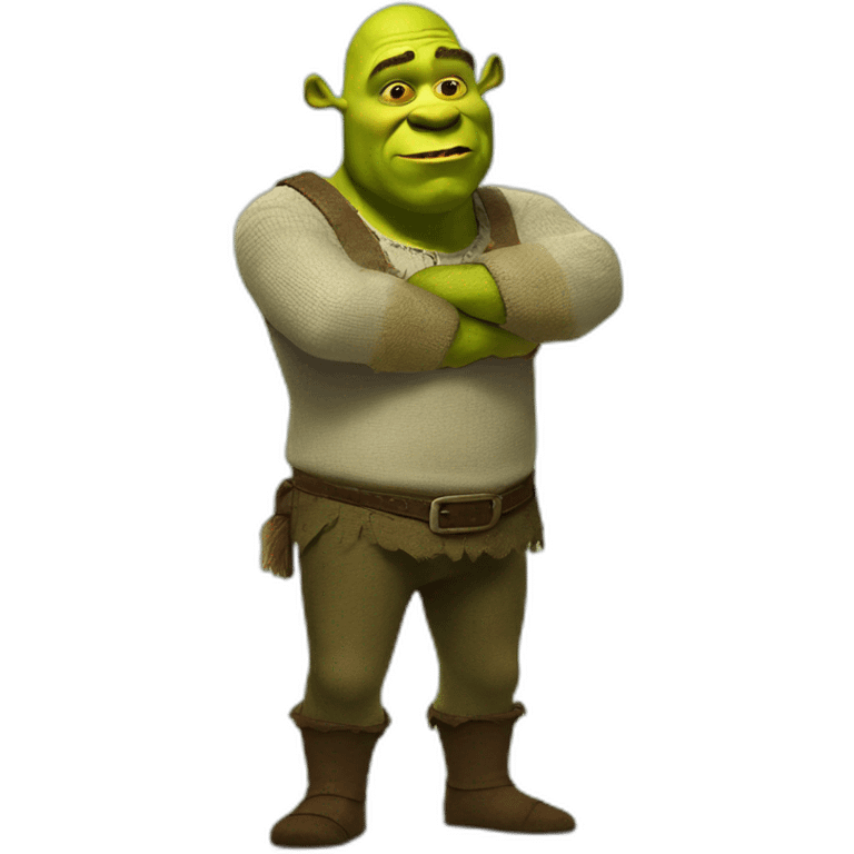 Shrek stand up emoji