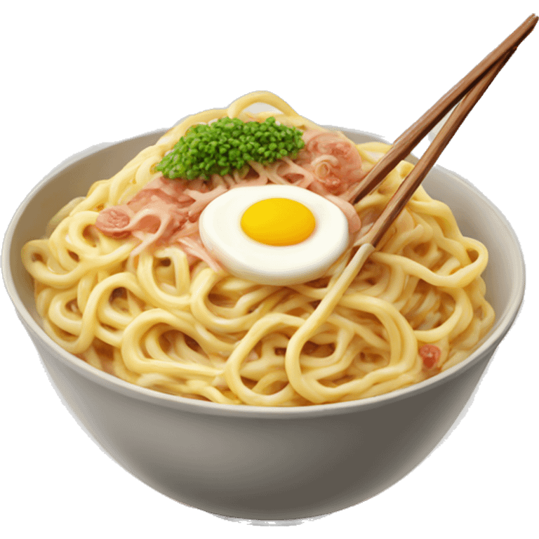 ramen carbonara emoji