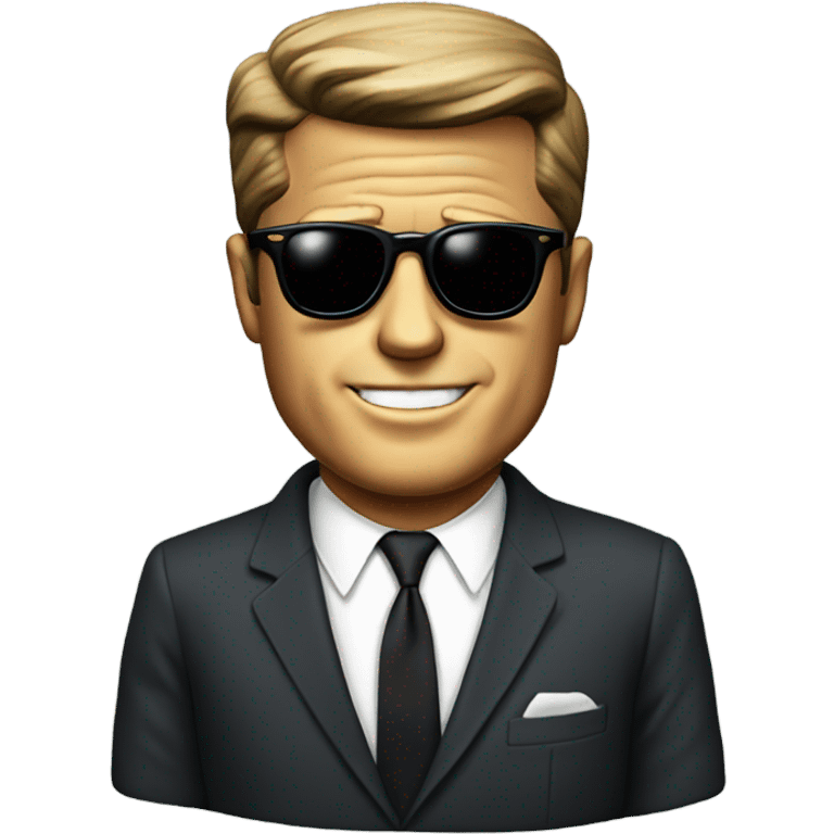 JFK with sunglasses  emoji