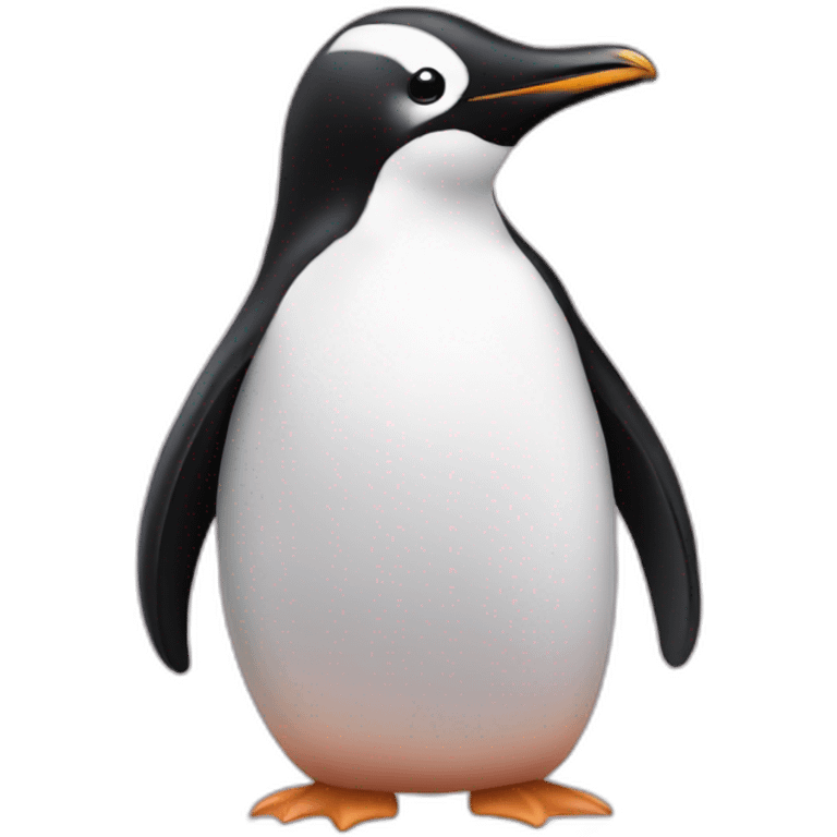 Pingüino rosa emoji