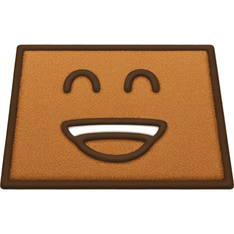 Brown Welcome mat emoji