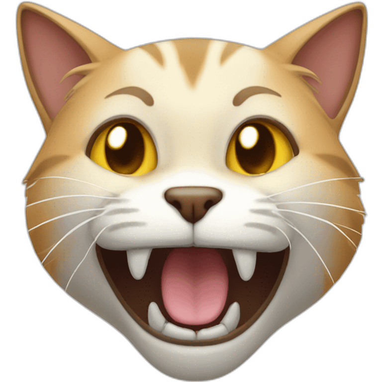 Gato mewing emoji