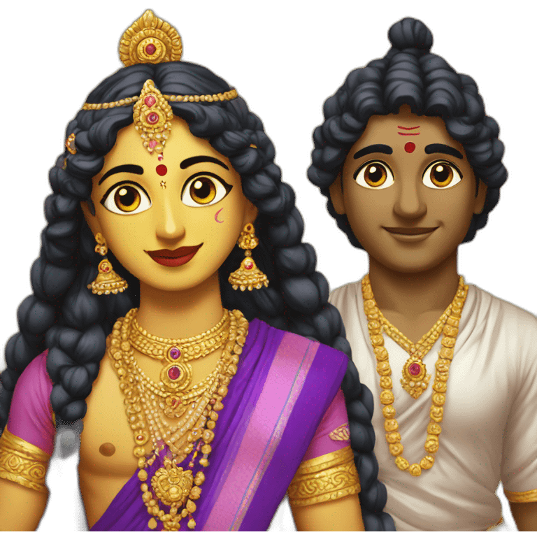 radhe krishna emoji