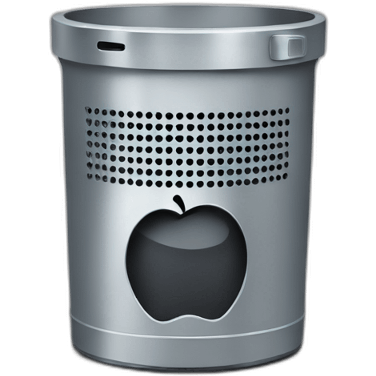 Apple Mac Pro trash can emoji