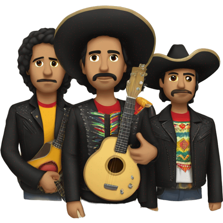 A Mexican band emoji