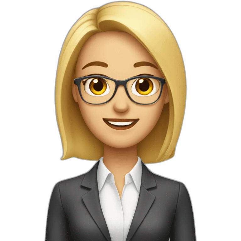 female real estate agent emoji