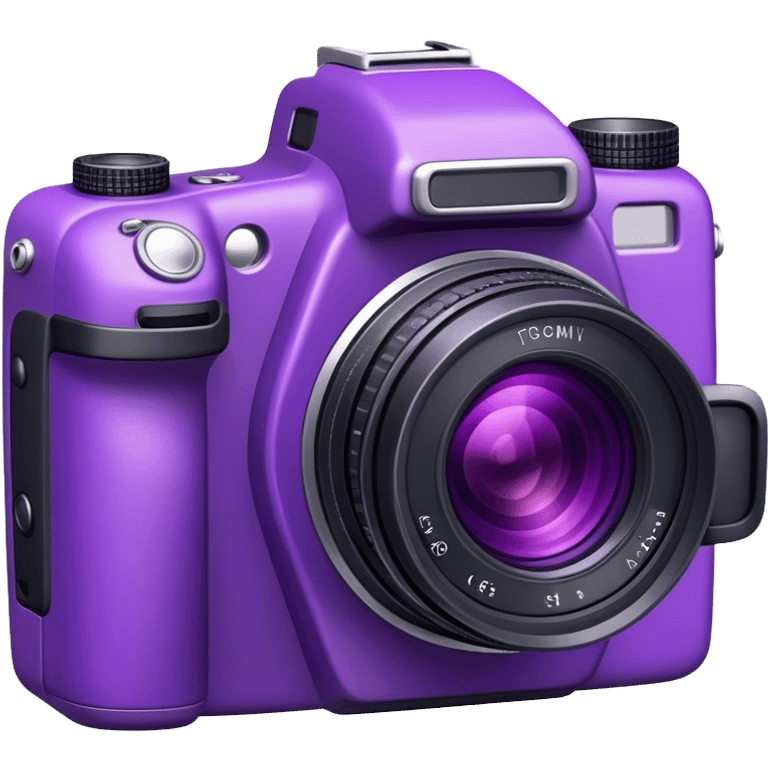 purple professional camera emoji