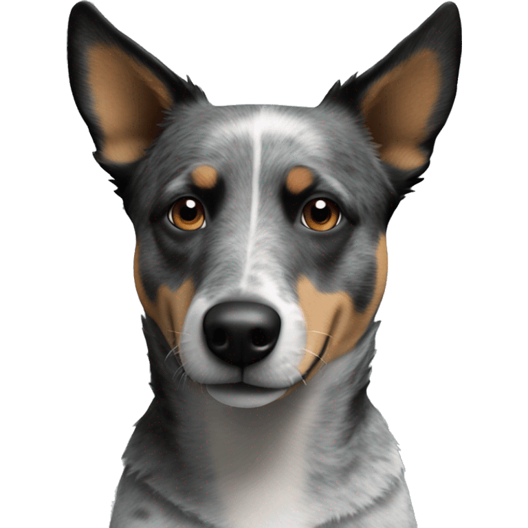 blue heeler with black over left eye emoji