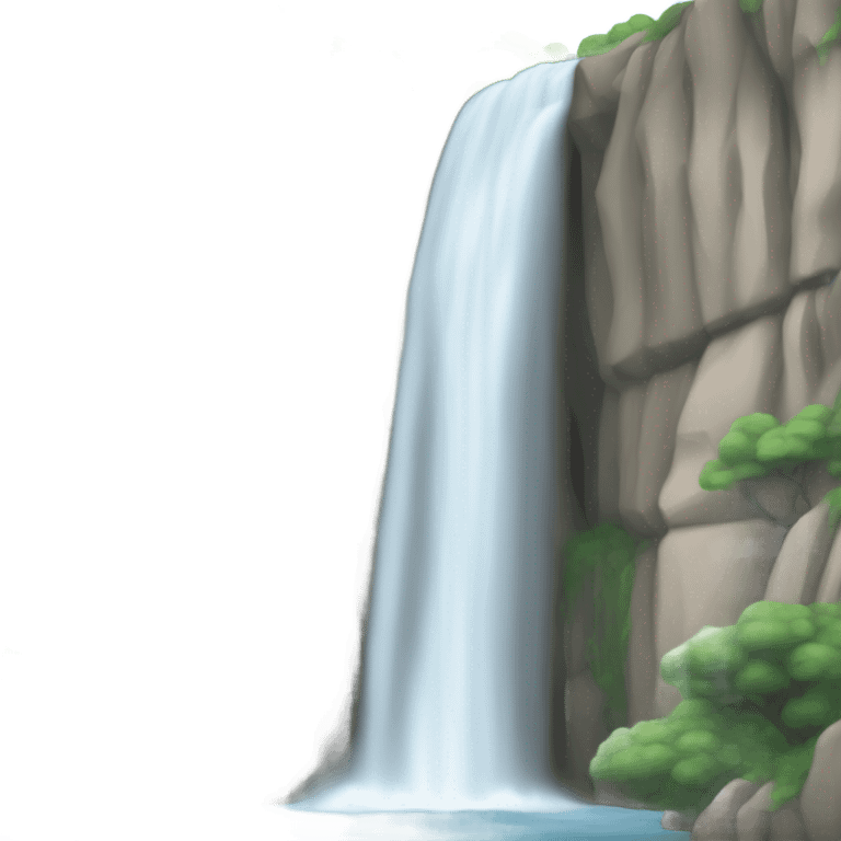 Water fall emoji