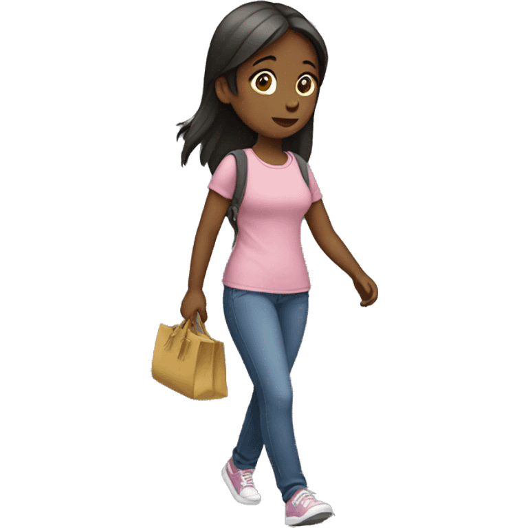 Girl walking  emoji