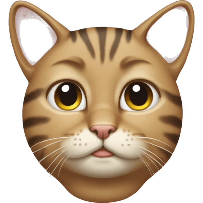 Tabby cat sad emoji