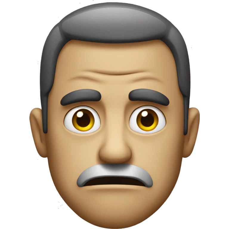 A angry sad man emoji