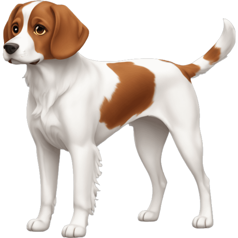 Brittany Dog Breed Full Body emoji