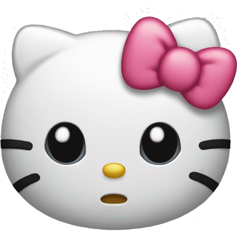 sad hello kitty emoji