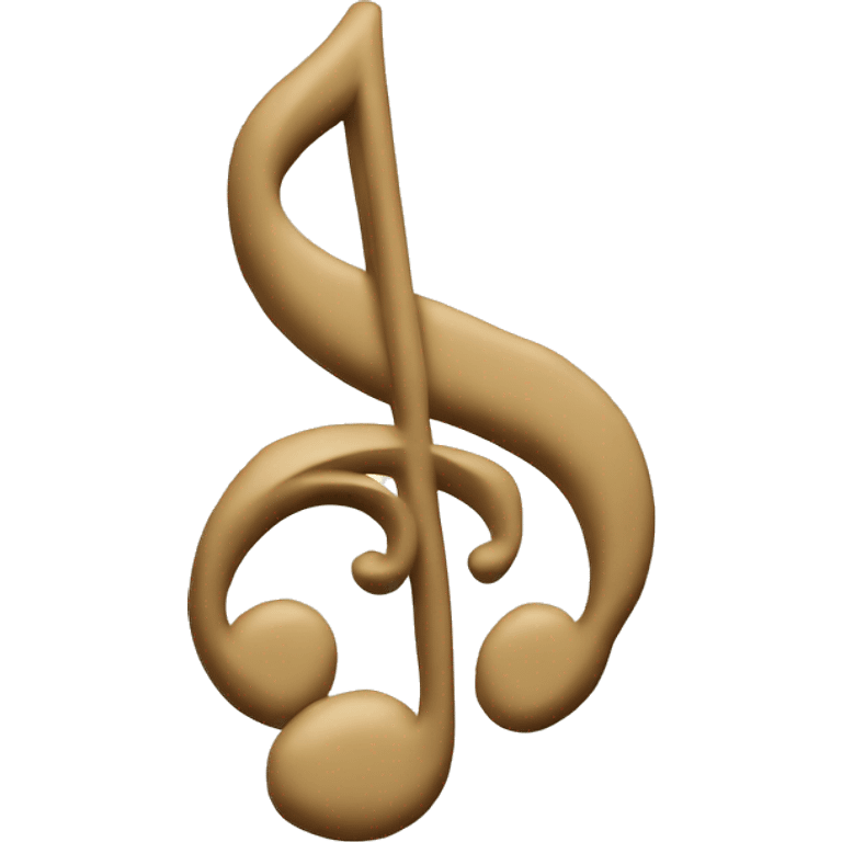 beige music note emoji