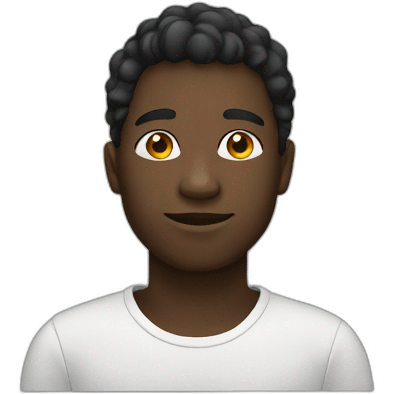 black profile emoji