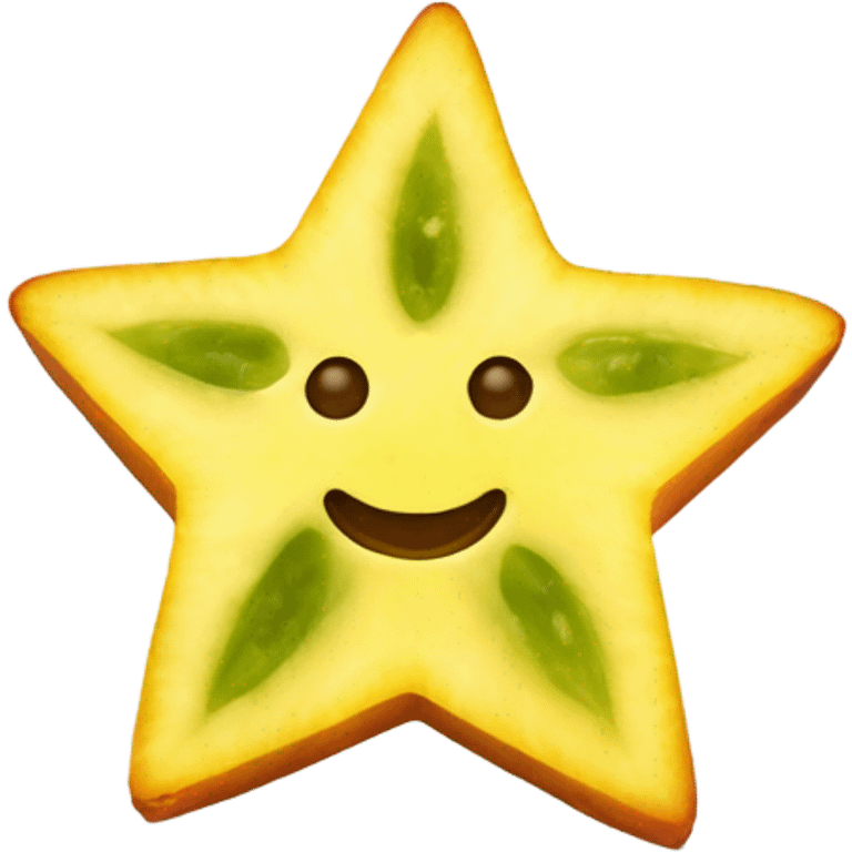 5 star fruit Carambola slice  emoji