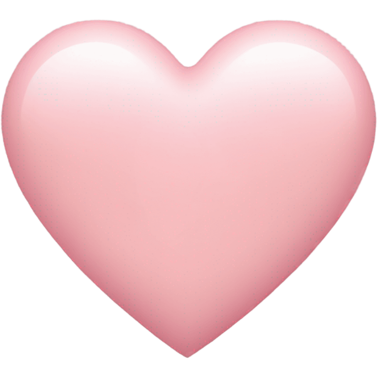 Light pink heart  emoji