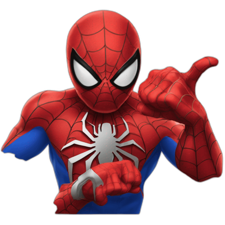 spiderman thumb-down emoji