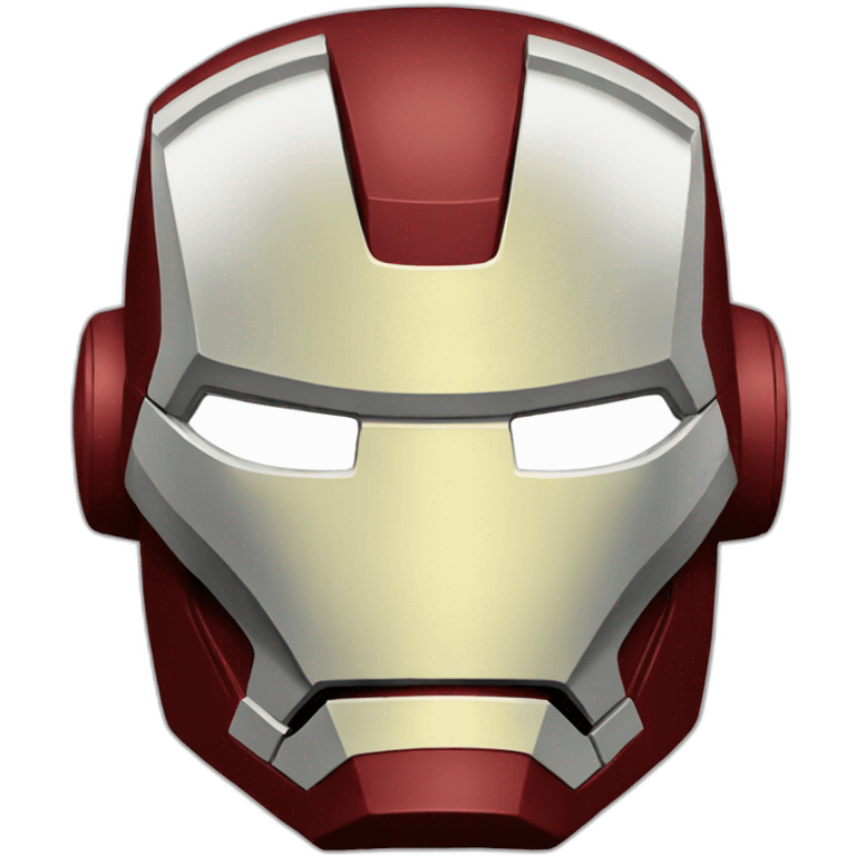 Iron Man head emoji