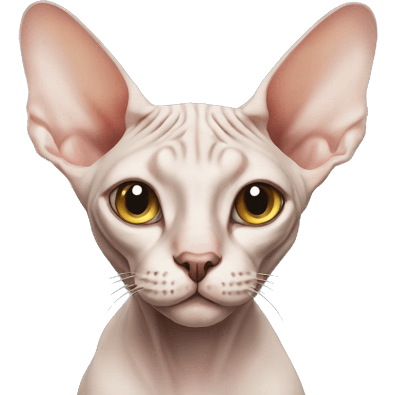 Sphynx cat emoji