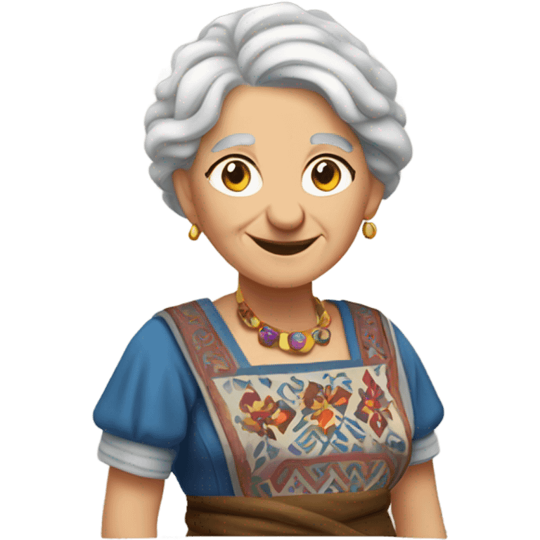 Greek grandma  emoji